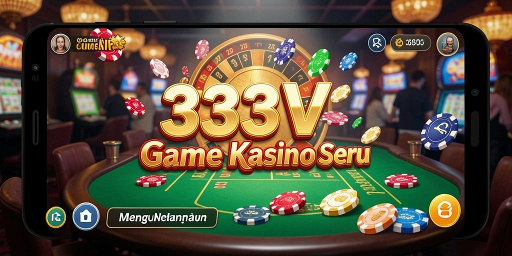Screenshot dari gameplay 333V yang menampilkan keseruan permainan Kasino.