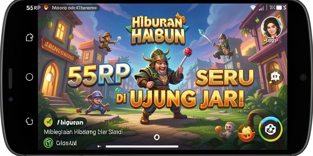 Tampilan gameplay menarik dan menghibur dari 55RP.