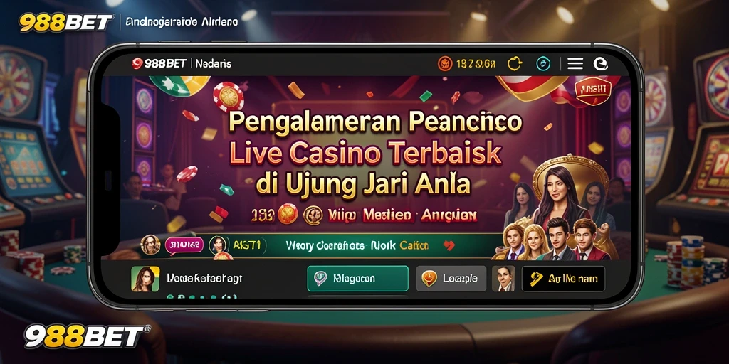 Tampilan gameplay menarik dalam permainan Live Casino 988BET.