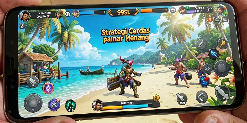 Screenshot gameplay 99SL menampilkan strategi pertarungan yang mendebarkan.