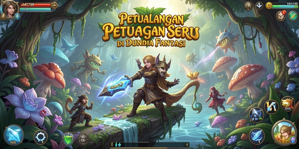 Gameplay AMS789 yang menarik di dunia petualangan yang luas.