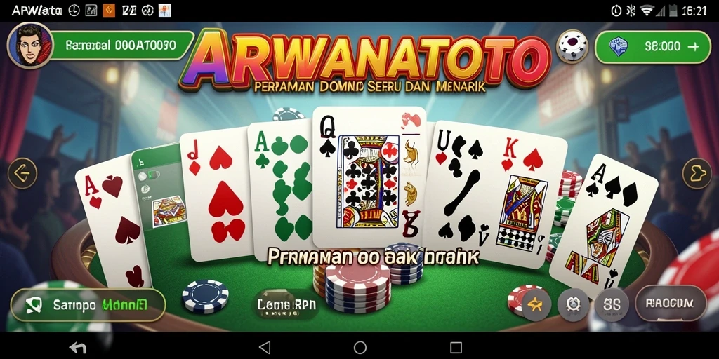 Tampilan gameplay ARWANATOTO yang menarik dan menantang.