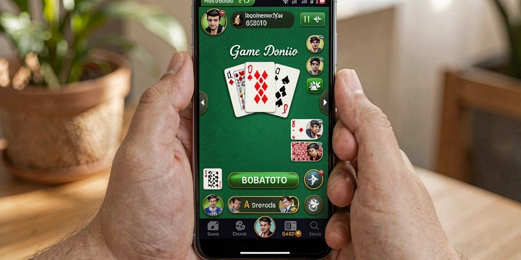 Tampilan gameplay Domino yang menarik di BOBATOTO.