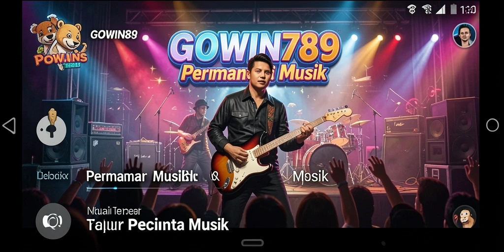 Screenshot gameplay GOWIN789 menampilkan fitur Karaoke yang seru.