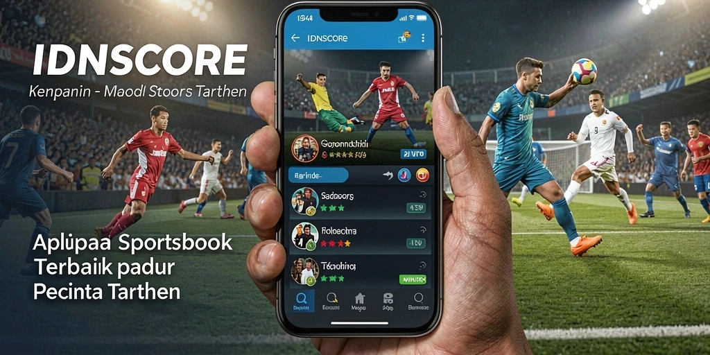 Tampilan antarmuka IDNSCORE yang informatif dan menarik.