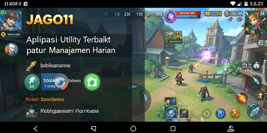 Tampilan aplikasi JAGO11 yang intuitif dan mudah digunakan.