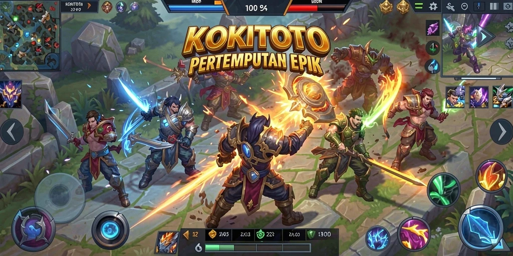 Tangkap momen seru pertempuran di KOKITOTO dengan grafis menawan.