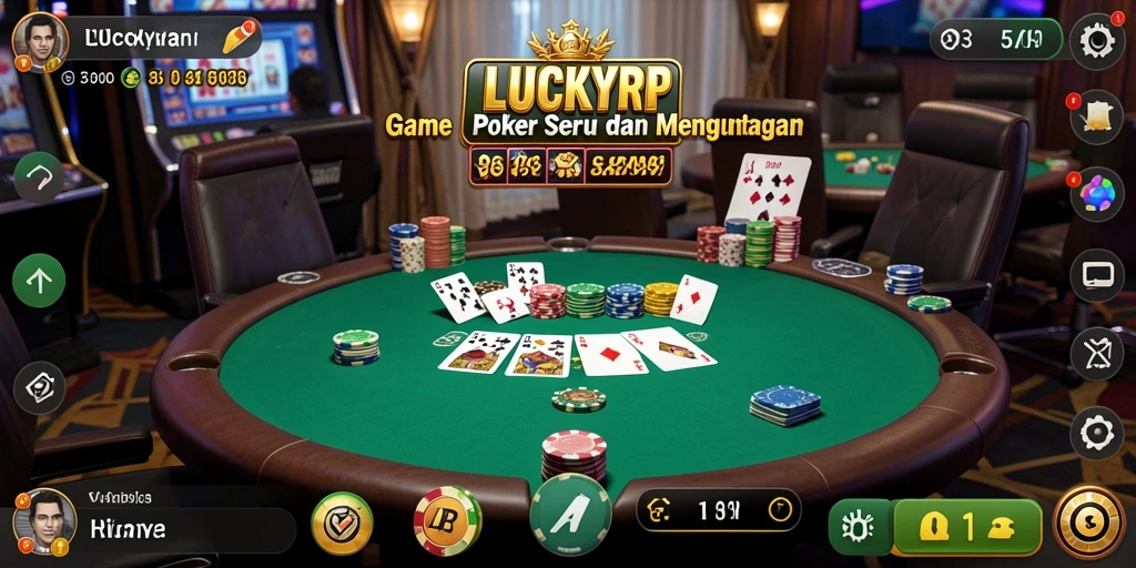 Tangkapan layar gameplay <strong>LUCKYRP</strong> dengan pemain sedang berkompetisi.