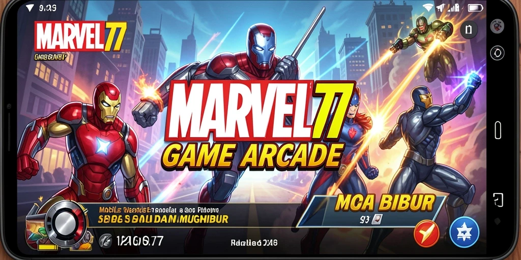 Tampilan gameplay seru dari MARVEL77 dalam genre Arcade.
