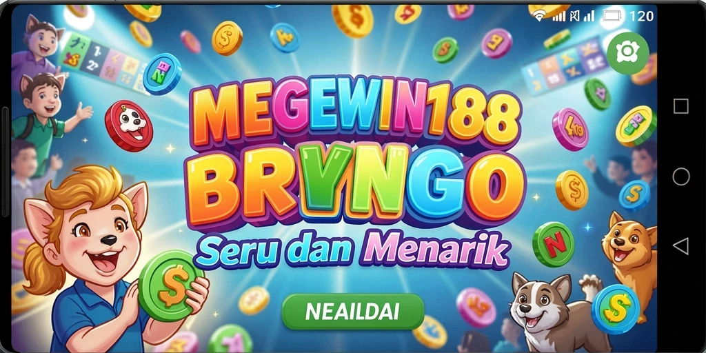 Tampilan gameplay menarik dari MEGEWIN188 menunjukkan keseruan Bingo.