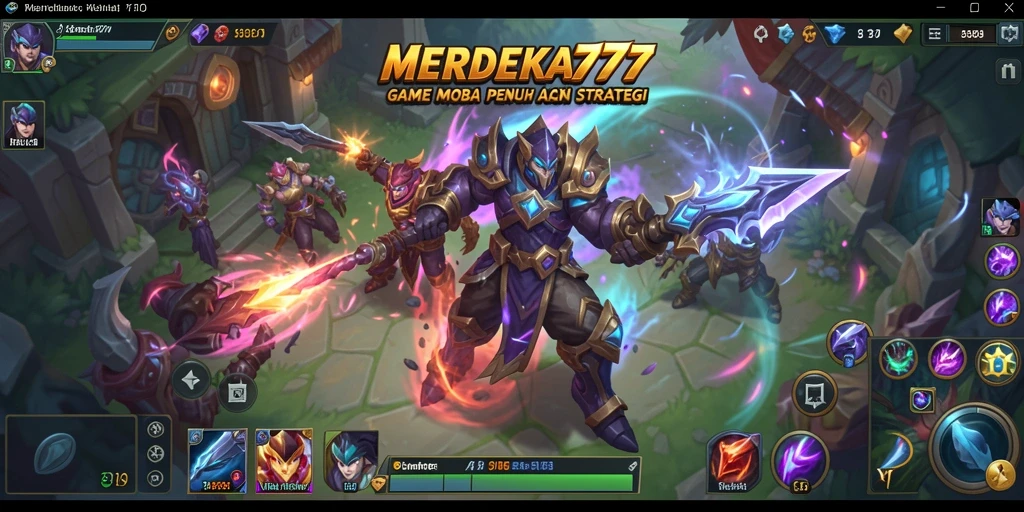 Screenshot gameplay <strong>MERDEKA777</strong> yang menunjukkan pertempuran seru.