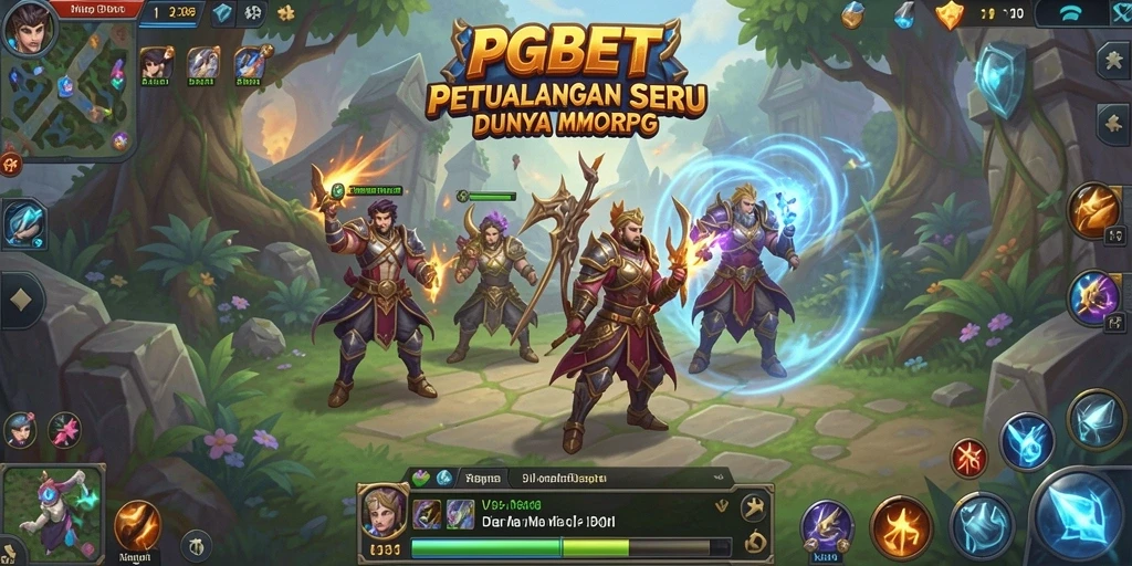 Screenshot tampilan gameplay PGBET yang menampilkan aksi seru dalam pertarungan MMORPG.