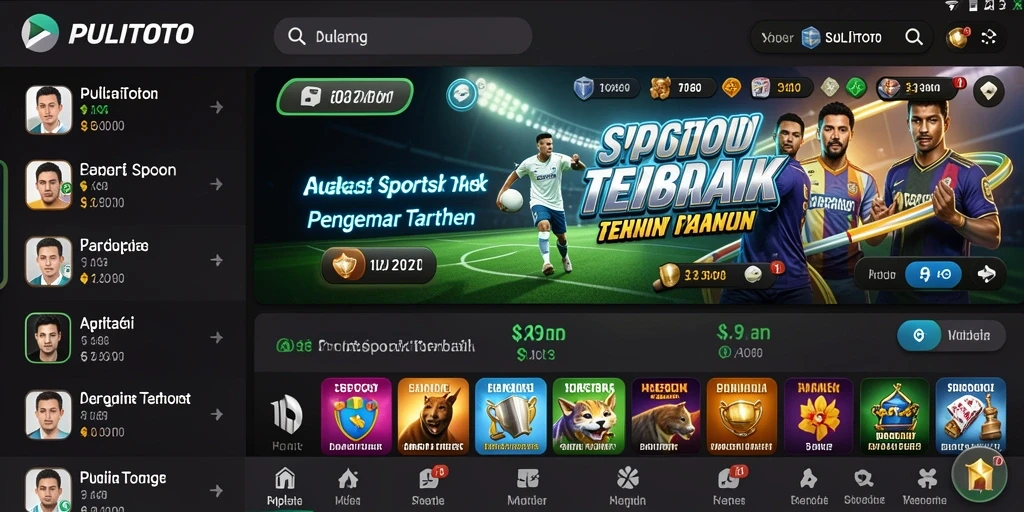 Tangkapan layar utama PULITOTO yang menunjukkan pengalaman Sportsbook yang menakjubkan.