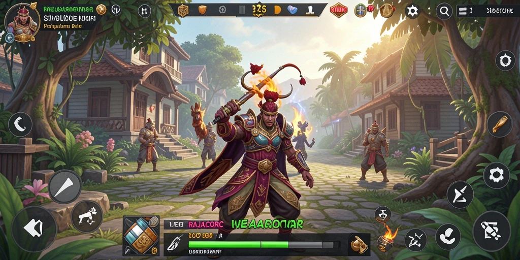Tampilan gameplay <strong>RAJACORC</strong> yang menarik dan interaktif.