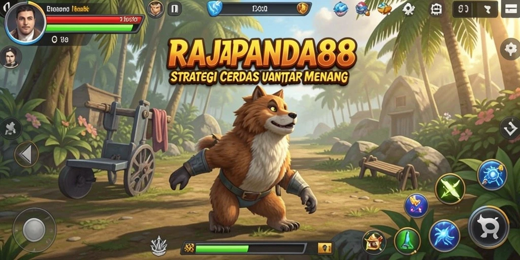 Tangkapan layar gameplay RAJAPANDA88 menampilkan strategi seru dan mendebarkan.