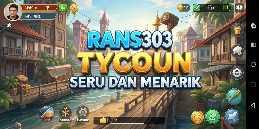 Screenshot RANS303 menunjukkan gameplay Tycoon yang menarik dan interaktif.