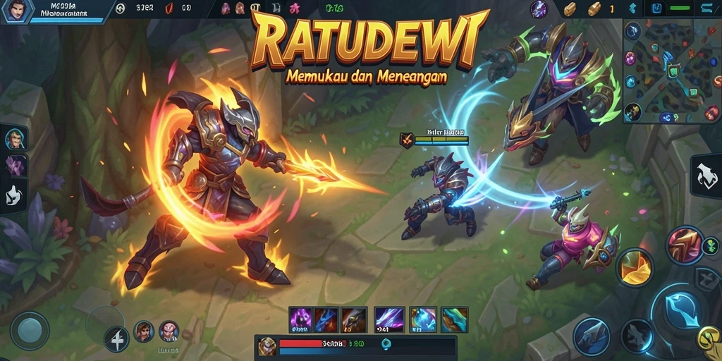Tangkapan layar dari gameplay mendebarkan RATUDEWI.