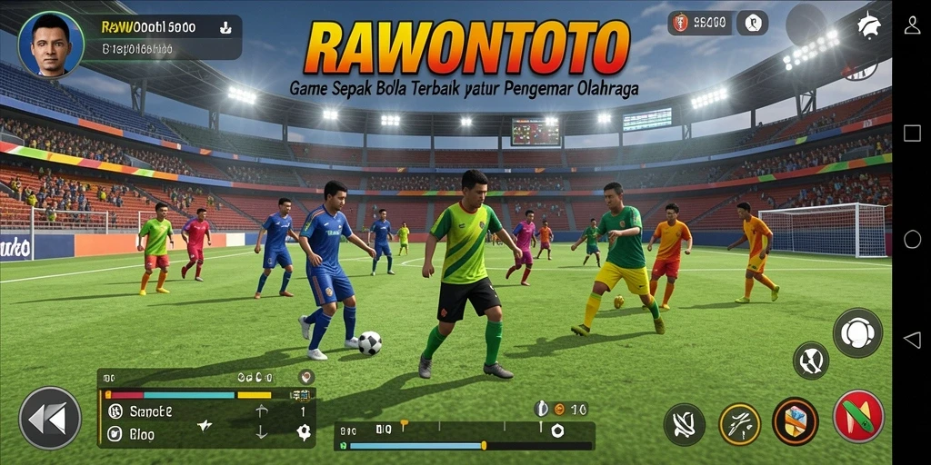 Gameplay seru dari RAWONTOTO dengan aksi di lapangan.