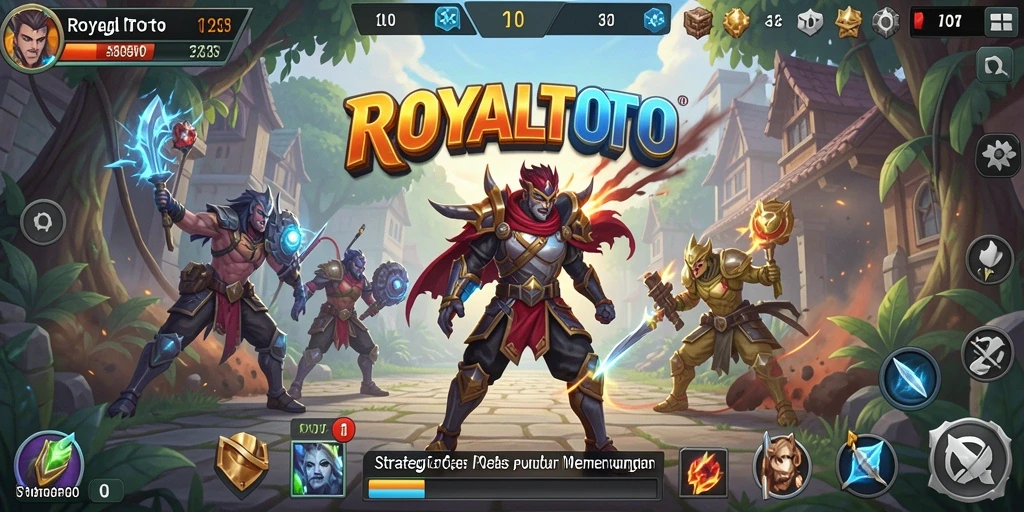 Tampilan gameplay menarik dari ROYALTOTO yang penuh strategi.