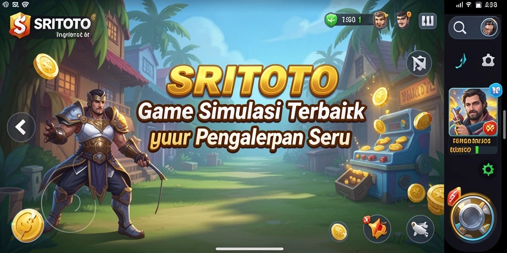 Gameplay SRITOTO yang seru dan interaktif dalam dunia simulasi.